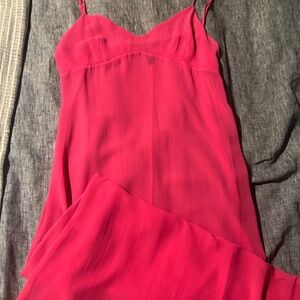 BCBG Vibrant Pink Sleeveless Dress
